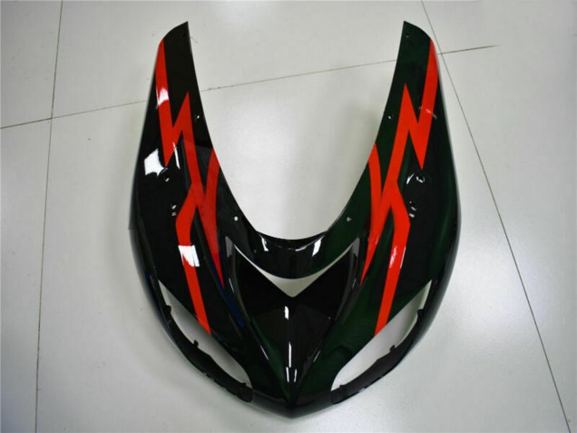 Carenado Moto Kawasaki ZX10R 2006-2007 - Negro Brillante Rojo