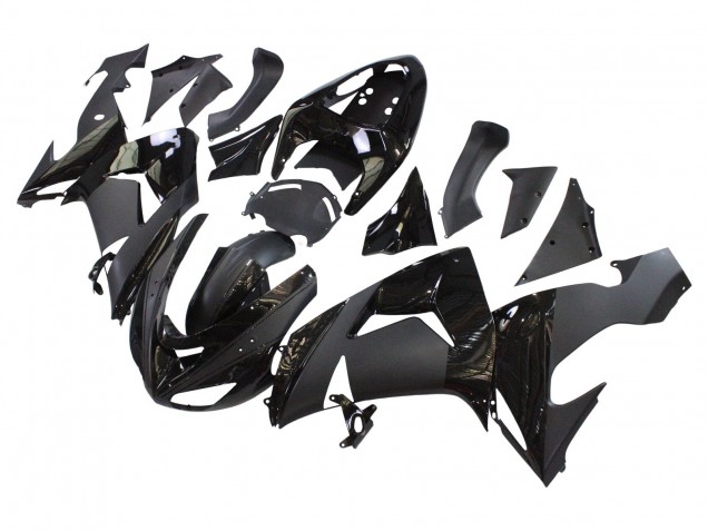 Carenado Moto Kawasaki ZX10R 2006-2007 - Negro Mate Negro Brillante