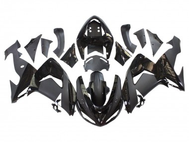 Carenado Moto Kawasaki ZX10R 2006-2007 - Negro Mate Negro Brillante