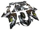 Carenado Moto Kawasaki ZX10R 2006-2007 - Gris Amarillo Negro Brillante Monstruo Elf