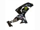 Carenado Moto Kawasaki ZX10R 2006-2007 - Gris Amarillo Negro Brillante Monstruo Elf