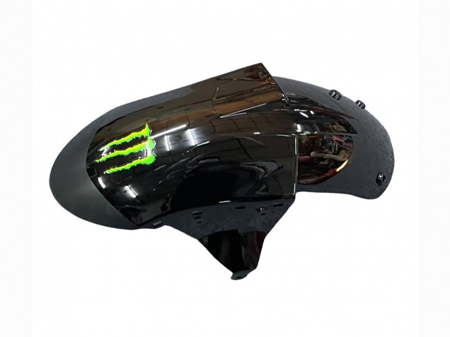 Carenado Moto Kawasaki ZX10R 2006-2007 - Gris Amarillo Negro Brillante Monstruo Elf