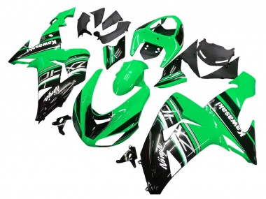 Kits Carenados Moto Kawasaki ZX10R 2006-2007 - Verde Blanco Negro