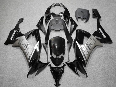 Carenado Moto Kawasaki ZX10R 2006-2007 - Negro Mate Gris Motul