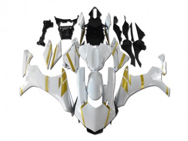 Carenado Moto Yamaha YZF R1 2015-2019 - Blanco Oro
