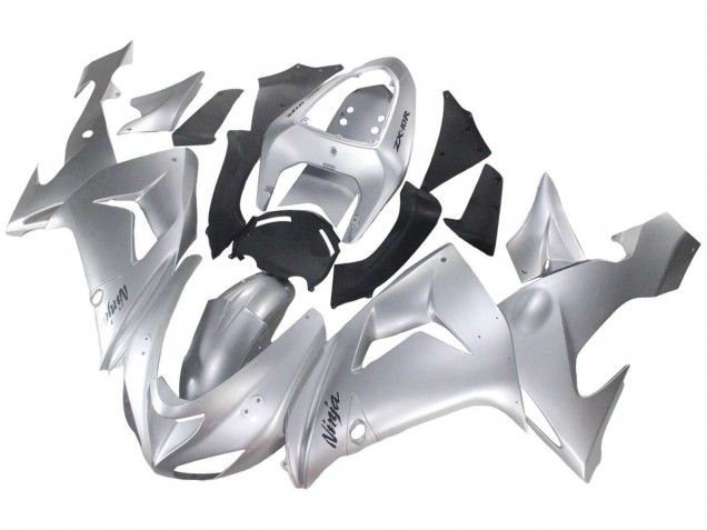 Carenado Moto Kawasaki ZX10R 2006-2007 - Plata Negro Ninja
