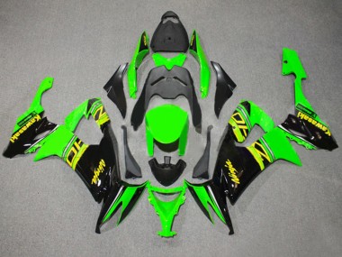 Carenado Moto Kawasaki ZX10R 2008-2010 - Verde Negro Brillante Amarillo