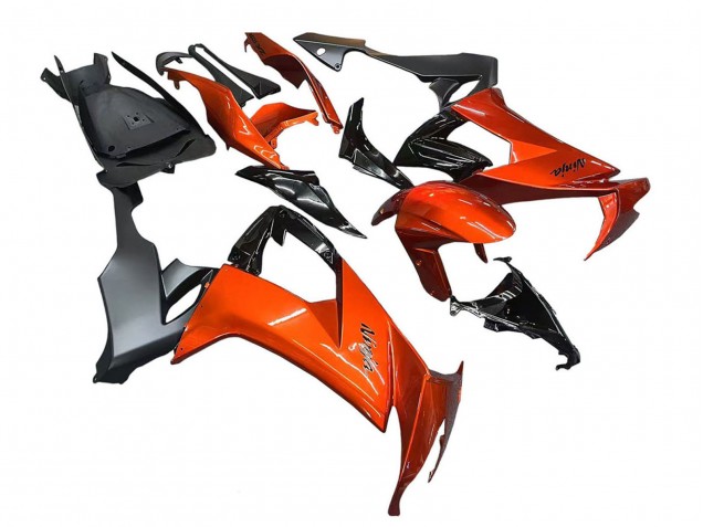 Carenado Moto Kawasaki ZX10R 2008-2010 - Burnt Naranja Negro