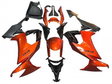 Carenado Moto Kawasaki ZX10R 2008-2010 - Burnt Naranja Negro