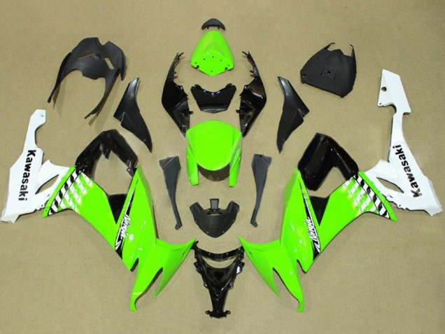 Carenados Moto Kawasaki ZX10R 2008-2010 - Blanco Verde Negro