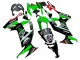 Carenado Moto Kawasaki ZX10R 2008-2010 - Verde Blanco Rojo Negro Monstruo Elf 66