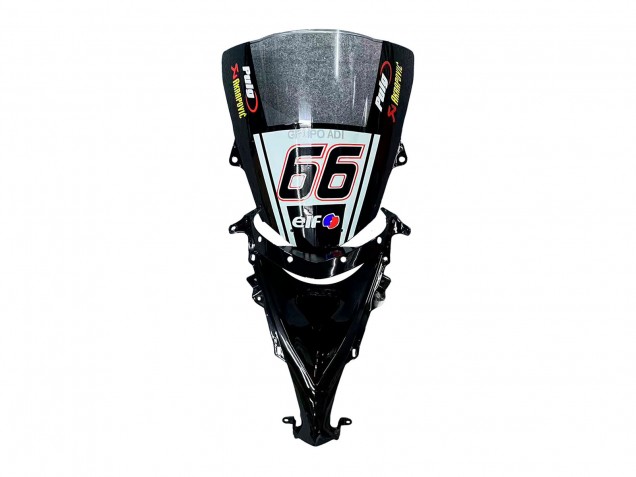 Carenado Moto Kawasaki ZX10R 2008-2010 - Verde Blanco Rojo Negro Monstruo Elf 66