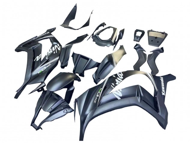 Carenado Moto Kawasaki ZX10R 2011-2015 - Gris Mate Blanco Verde