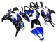 Carenado Moto Kawasaki ZX10R 2011-2015 - Azul Blanco Negro Brillante