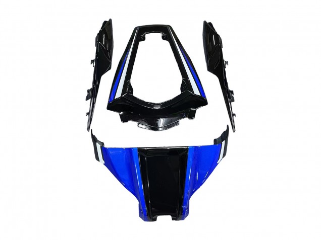 Carenado Moto Kawasaki ZX10R 2011-2015 - Azul Blanco Negro Brillante