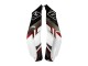 Carenado Moto Kawasaki ZX10R 2011-2015 - Blanco Negro Brillante Negro Mate Rojo