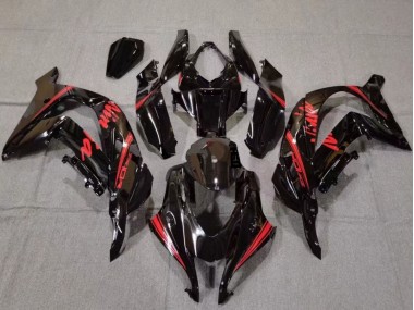 Carenado Moto Kawasaki ZX10R 2016-2020 - Negro Brillante Rojo