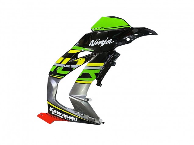 Carenado Moto Kawasaki ZX10R 2016-2020 - Verde Rojo Gris