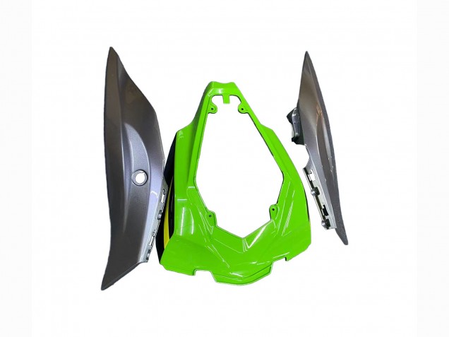 Carenado Moto Kawasaki ZX10R 2016-2020 - Verde Rojo Gris