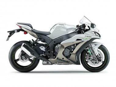 Carenado Moto Kawasaki ZX10R 2016-2020 - Blanco Perla Verde