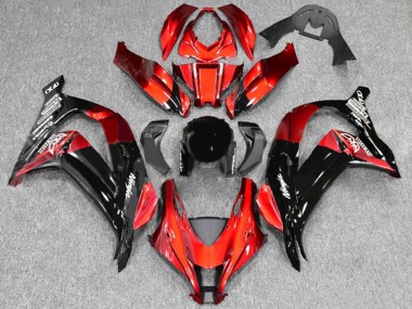 Carenado Moto Kawasaki ZX10R 2016-2020 - Rojo Negro Brillante