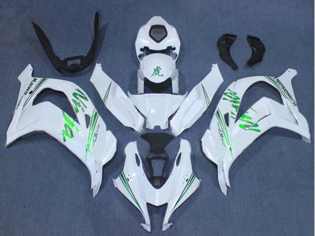 Carenado Moto Kawasaki ZX10R 2016-2020 - Blanco Verde Ninja