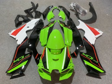 Carenado Moto Kawasaki ZX10R 2021-2025 - Verde Negro Naranja Blanco
