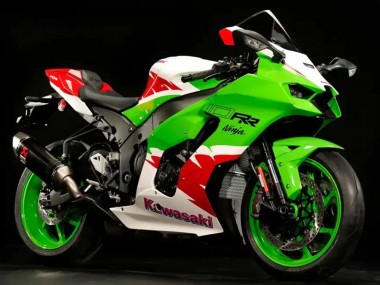 Carenado Moto Kawasaki ZX10R 2021-2025 - Blanco Verde Rojo