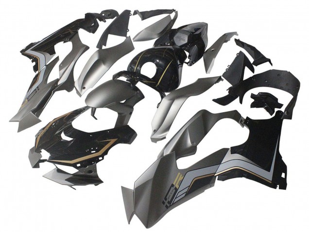 Carenado Moto Kawasaki ZX10R 2021-2025 - Negro Gris Oro