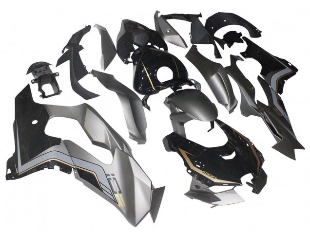 Carenado Moto Kawasaki ZX10R 2021-2025 - Negro Gris Oro