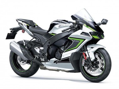 Carenado Moto Kawasaki ZX10R 2021-2025 - Plata Gris Verde Negro