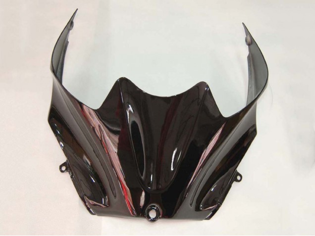 Carenados Moto Kawasaki ZX14R ZZR1400 2006-2011 - Negro Brillante Verde Llama