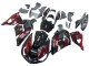 Kits Carenados Moto Kawasaki ZX14R ZZR1400 2006-2011 - Negro Brillante Rojo Llama