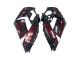 Kits Carenados Moto Kawasaki ZX14R ZZR1400 2006-2011 - Negro Brillante Rojo Llama