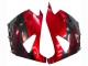 Kits Carenados Moto Kawasaki ZX14R ZZR1400 2006-2011 - Negro Brillante Rojo Llama