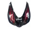 Kits Carenados Moto Kawasaki ZX14R ZZR1400 2006-2011 - Negro Brillante Rojo Llama
