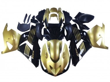 Carenado Moto Kawasaki ZX14R ZZR1400 2006-2011 - Oro Negro
