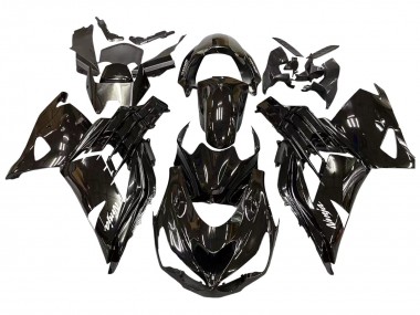 Carenado Moto Kawasaki ZX14R ZZR1400 2012-2024 - Negro Brillante Negro Mate Blanco Ninja
