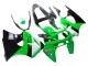Carenado Moto Kawasaki ZX6R 1998-1999 - Verde Blanco Negro Brillante