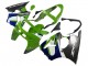 Carenado Moto Kawasaki ZX6R 1998-1999 - Verde Blanco Azul Plata Negro Brillante