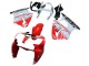 Carenado Moto Kawasaki ZX6R 2000-2002 - Blanco Rojo Negro