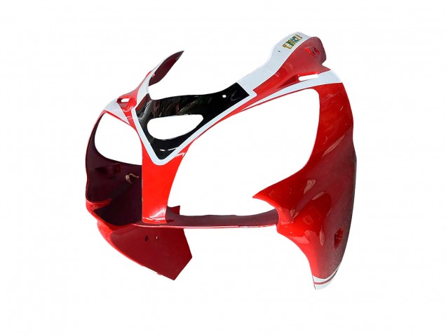 Carenado Moto Kawasaki ZX6R 2000-2002 - Blanco Rojo Negro