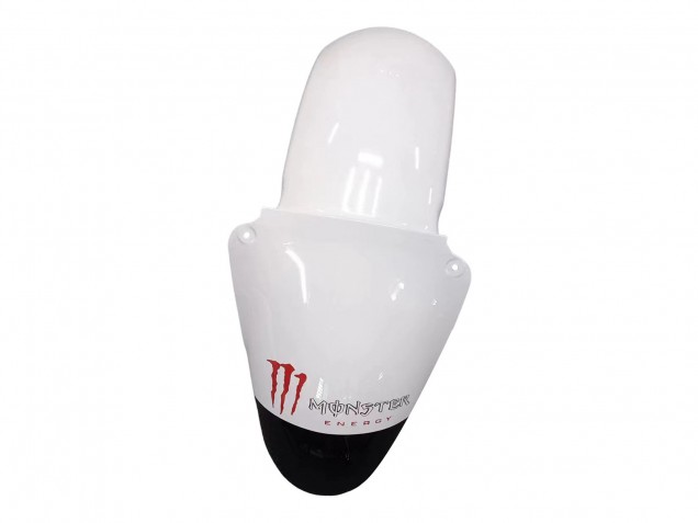 Carenado Moto Kawasaki ZX6R 2000-2002 - Blanco Negro Rojo Monstruo