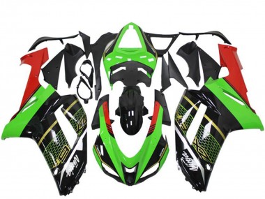 Carenados Moto Kawasaki ZX6R 2007-2008 - Verde Negro