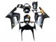 Carenado Moto Kawasaki ZX6R 2003-2004 - Negro Mate Oro 636