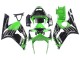 Carenado Moto Kawasaki ZX6R 2003-2004 - Verde Blanco Negro