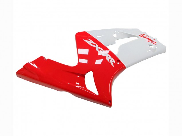 Carenado Moto Kawasaki ZX6R 2003-2004 - Blanco Rojo