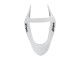 Carenado Moto Kawasaki ZX6R 2003-2004 - Blanco Negro Calcomanías