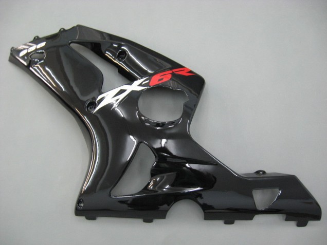 Carenado Moto Kawasaki ZX6R 2003-2004 - Negro Brillante