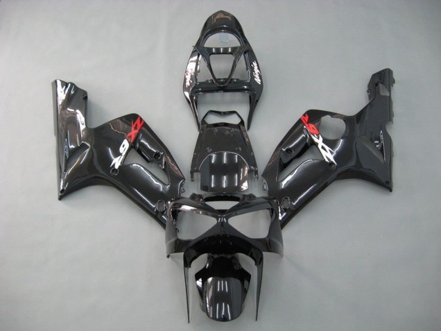 Carenado Moto Kawasaki ZX6R 2003-2004 - Negro Brillante